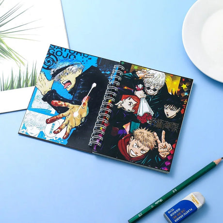 Each page of this notebook is adorned with stunning Jujutsu Kaisen character art If you are looking for more Jujutsu Kaisen Merch, We have it all! | Check out all our Anime Merch now!