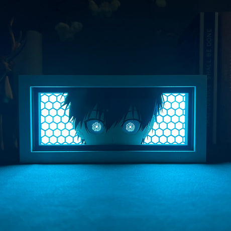 Anime Lightbox Yoichi Isagi Blue Lock for Room Decoration Manga Paper Cut Table Desk Lamp Anime Light Box Blue Lock, everythinganimee
