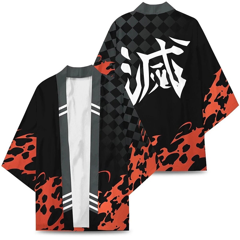 This kimonos captures the magic of Demon Slayer. If you're looking for more Demon Slayer merch, we have it all! Check out our anime merch now—free shipping!