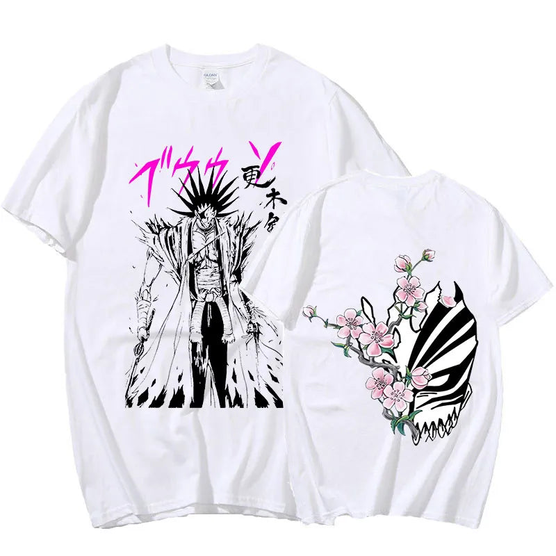 Step into the world of spiritual battles with our Bleach Kenpachi Zaraki T-Shirt If you are looking for more Bleach Merch, We have it all!| Check out all our Anime Merch now!