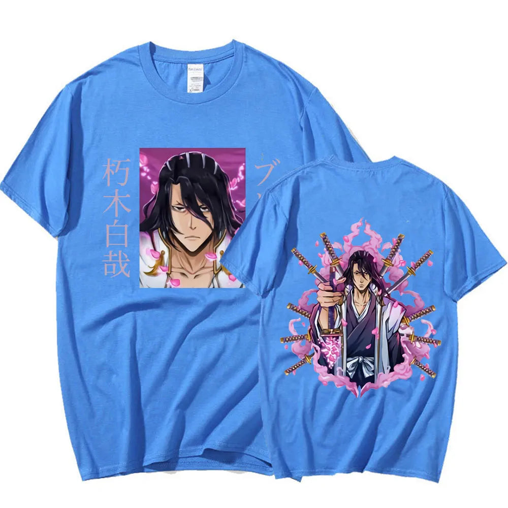 Enter the world of Soul Reapers with our Bleach Byakuya Kuchiki T-Shirt, If you are looking for more Bleach  Merch, We have it all!| Check out all our Anime Merch now!