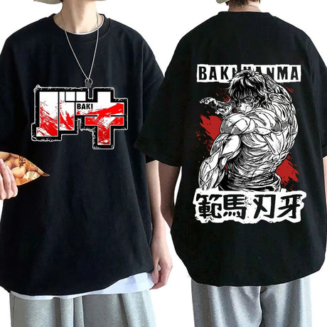 You can proudly display your love for this legendary with our exclusive Baki T-Shirt! If you are looking for more Baki  Merch, We have it all!| Check out all our Anime Merch now!