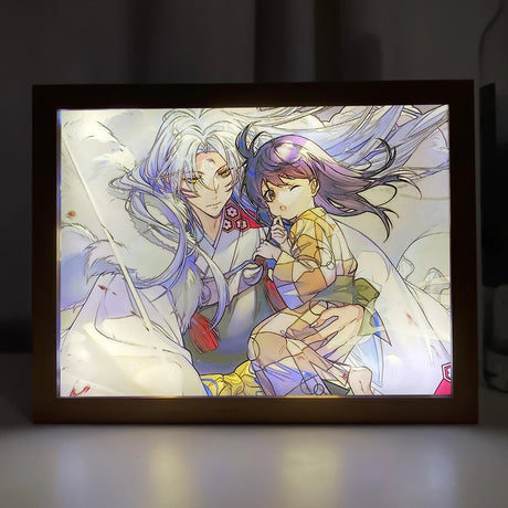 This Light Box combines traditional anime art with modern lighting technology. | If you are looking for more Inuyasha Merch, We have it all! | Check out all our Anime Merch now!