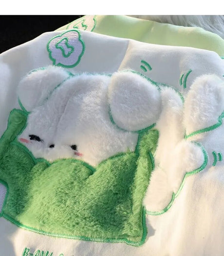Dive into a world where cute meets comfort with our Dog Plush Embroidered T-shirt. If you are looking for more Dog Anime Merch, We have it all!| Check out all our Anime Merch now!