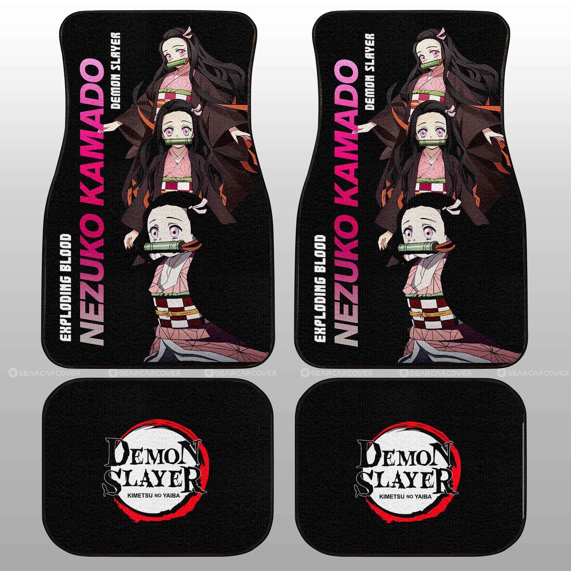 Demon Slayer Car Mats Set