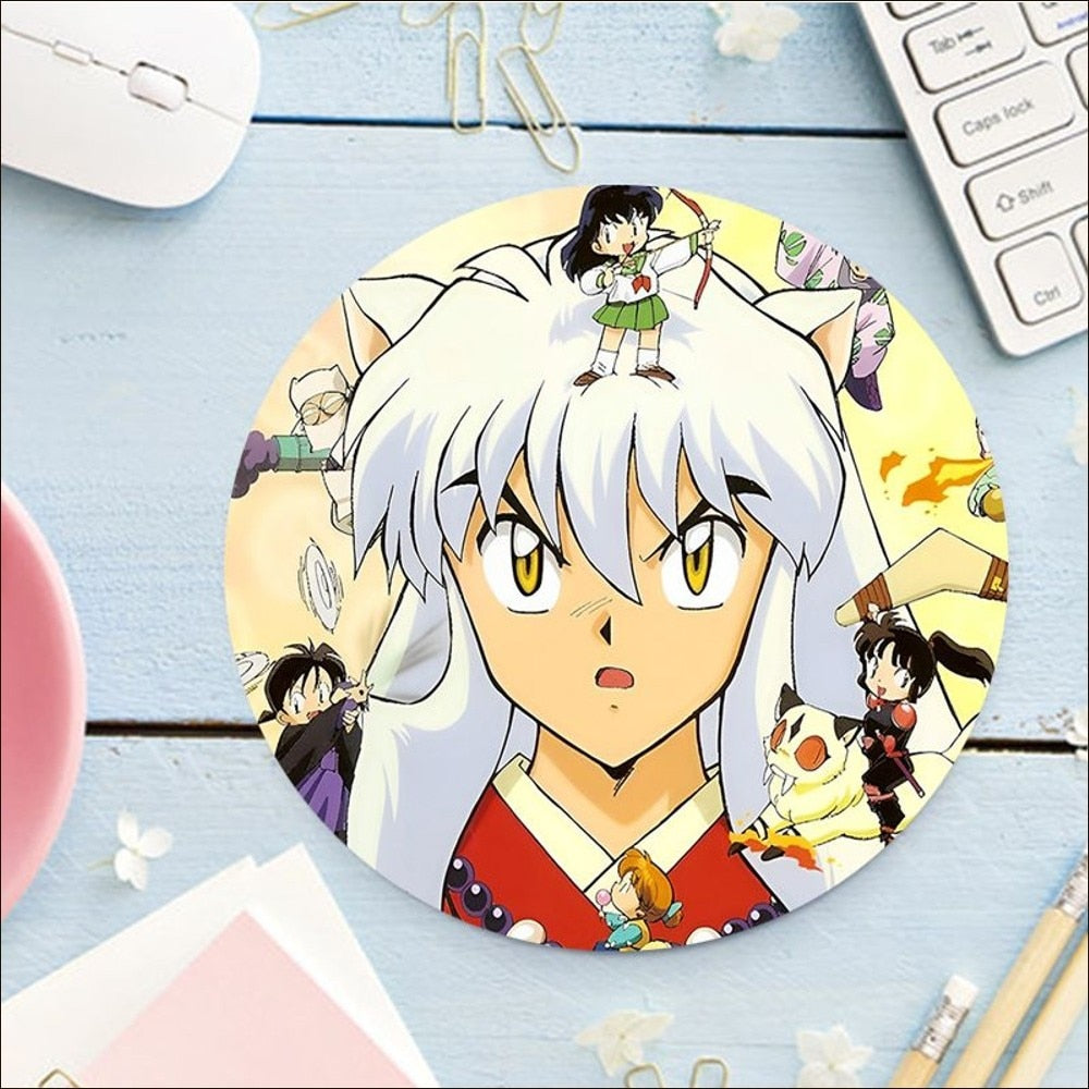 Inuyasha Round Mousepad Collection