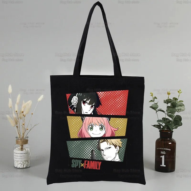 This canvas bag is a labor of love, to capture love of your anime characters. If you are looking for more Spy X Family  Merch, We have it all! | Check out all our Anime Merch now!