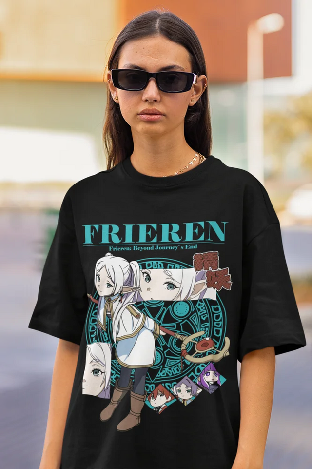 This tee captures the magic of Frieren. If you're looking for more Frieren Beyond Journey’s merch, we have it all! Check out our anime merch now—free shipping!