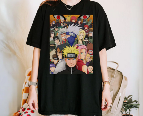 Show your love for Memes with our Naruto Ensemble Pride Tee | Here at Everythinganimee we have the worlds best anime merch | Free Global Shipping