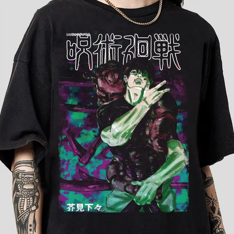 Show your love for Anime with our Toji Fushiguro Might Tee - Jujutsu Kaisen Series | Here at Everythinganimee we have the worlds best anime merch | Free Global Shipping