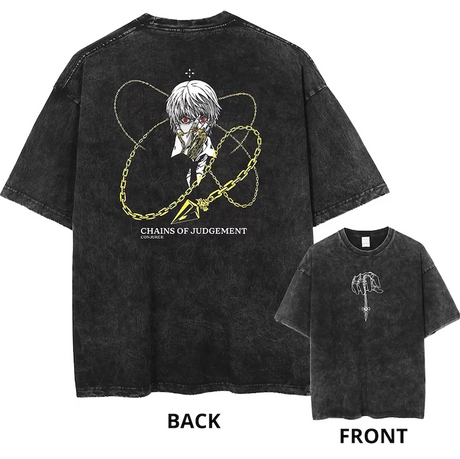 Show your love for Anime with our Arcane Verdict Tee - Hunter x Hunter Legacy Series | Here at Everythinganimee we have the worlds best anime merch | Free Global Shipping