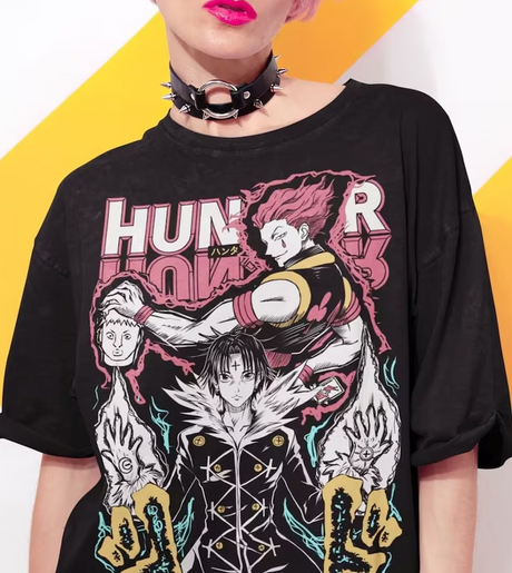 This tee captures the magic of Nen Eruption. If you're looking for more Hunter x Hunter merch, we have it all! Check out our anime merch now—free shipping!