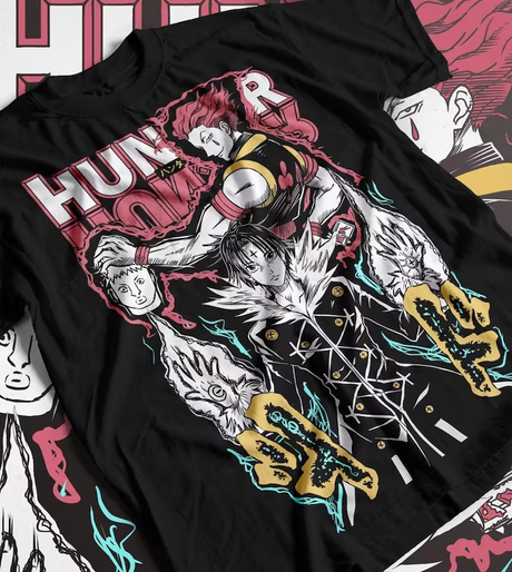 This tee captures the magic of Nen Eruption. If you're looking for more Hunter x Hunter merch, we have it all! Check out our anime merch now—free shipping!