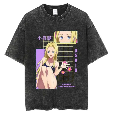 Here at Everythinganimee we have the best anime shirts in the world. 
Bring the summer vibes to life with this Summer Time Rendering Ushio Tee.