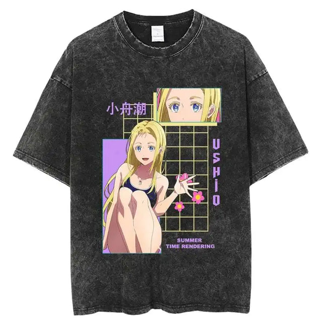 Here at Everythinganimee we have the best anime shirts in the world. 
Bring the summer vibes to life with this Summer Time Rendering Ushio Tee.