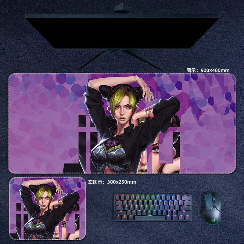 This mousepad captures the magic of JoJo's Bizarre Adventure. Want more merch? We’ve got it all—check out our anime store now with free shipping!