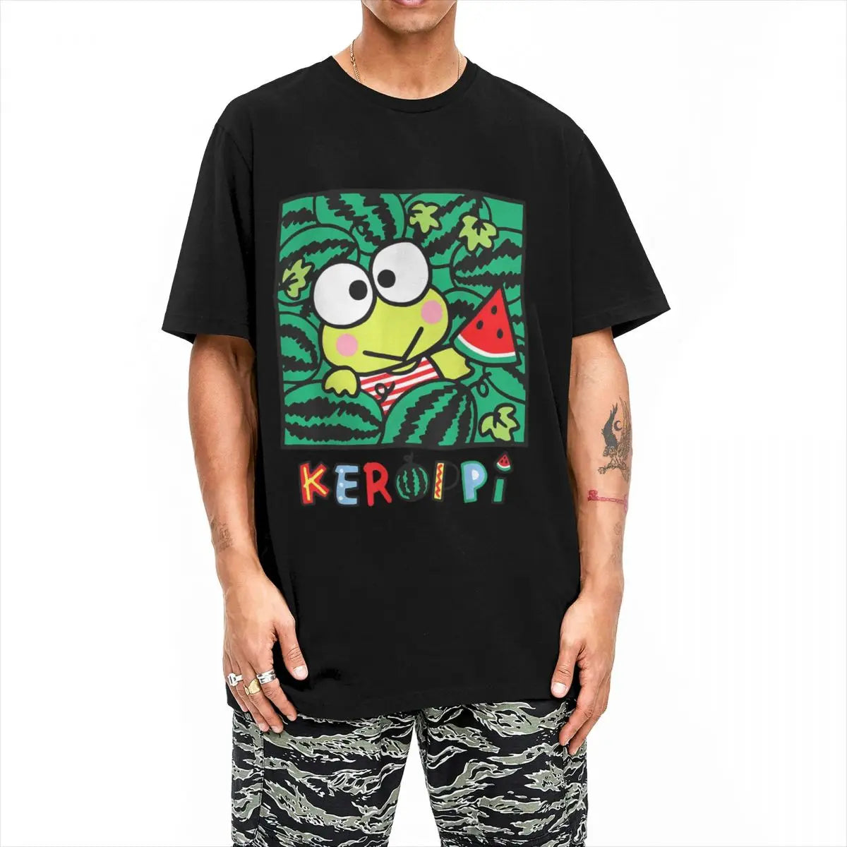 Sanrio Keroppi Watermelon Whimsy Tee