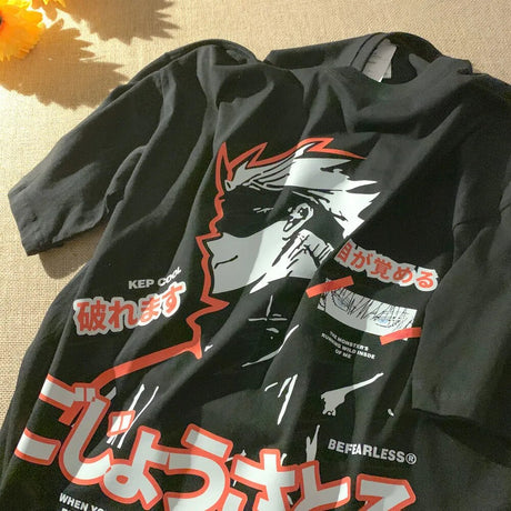 Immerse yourself in the mystical universe with this expertly crafted T-shirt If you are looking for more Jujutsu Kaisen  Merch, We have it all!| Check out all our Anime Merch now! 