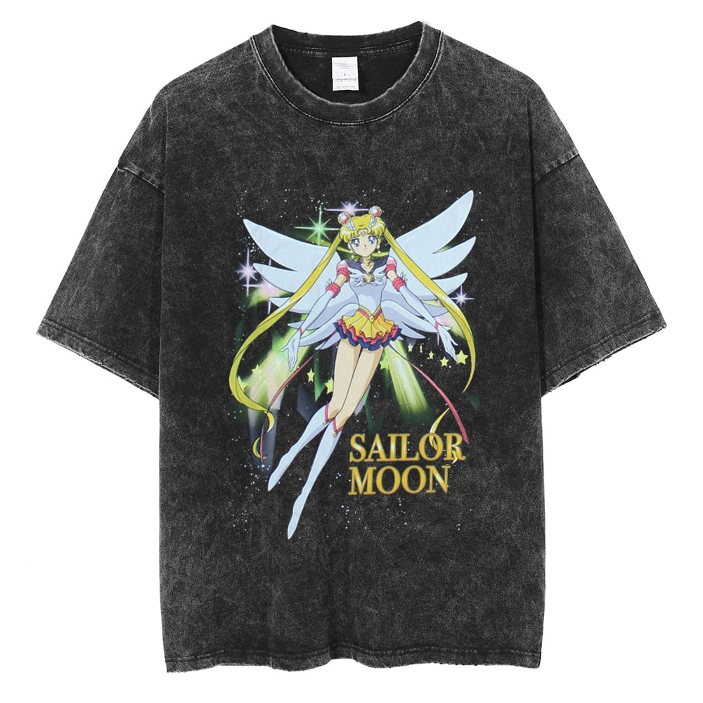This tee captures the magic of Fairy. If you're looking for more Sailor Moon merch, we have it all! Check out our anime merch now—free shipping!