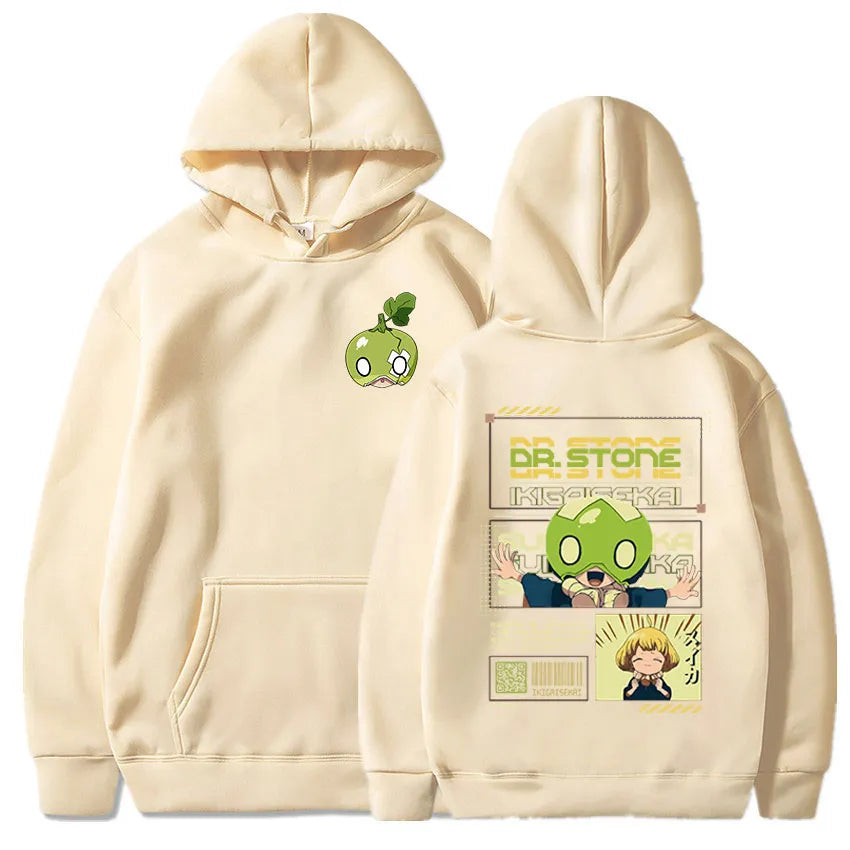 Step into the amazing world Suika & upgrade your wardrobe with our new Dr. Stone Hoodies| If you are looking for more Dr.Stone, We have it all! | Check out all our Anime Merch now!