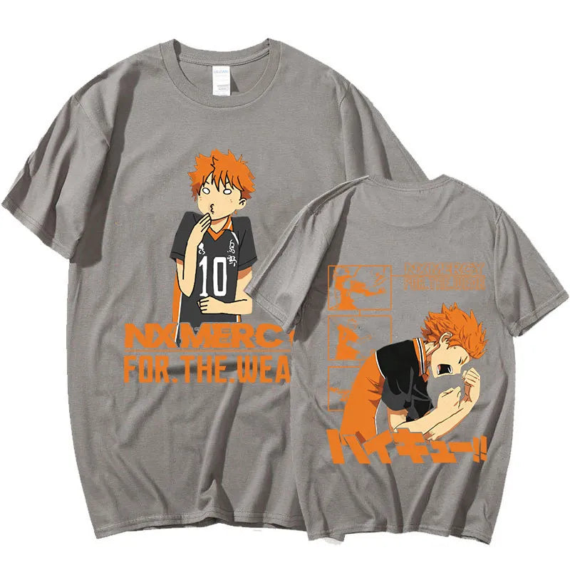 Dive into the fast-paced world of volleyball with our Haikyuu Hinata Shoyo T-Shirts| If you are looking for more Haikyuu Merch, We have it all! | Check out all our Anime Merch now!