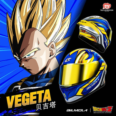 This helmet captures the magic of Dragon Ball Z. If you're looking for more Dragon Ball Z merch, we have it all! Check out our anime merch now—free shipping!