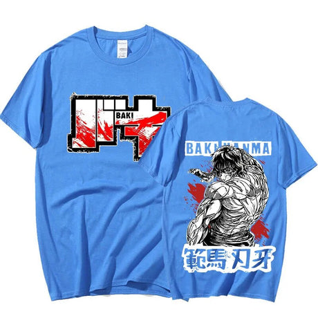 You can proudly display your love for this legendary with our exclusive Baki T-Shirt! If you are looking for more Baki  Merch, We have it all!| Check out all our Anime Merch now!