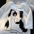 Dive into a world where cute meets comfort with our Cat Plush Embroidered T-shirt. If you are looking for more Cat Anime Merch, We have it all!| Check out all our Anime Merch now!