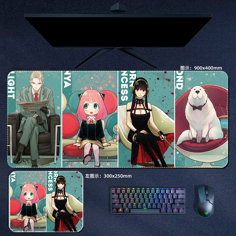 Kawaii Spy X Family Mouse Pads