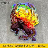 Colorful Reflective Anime Car Stickers