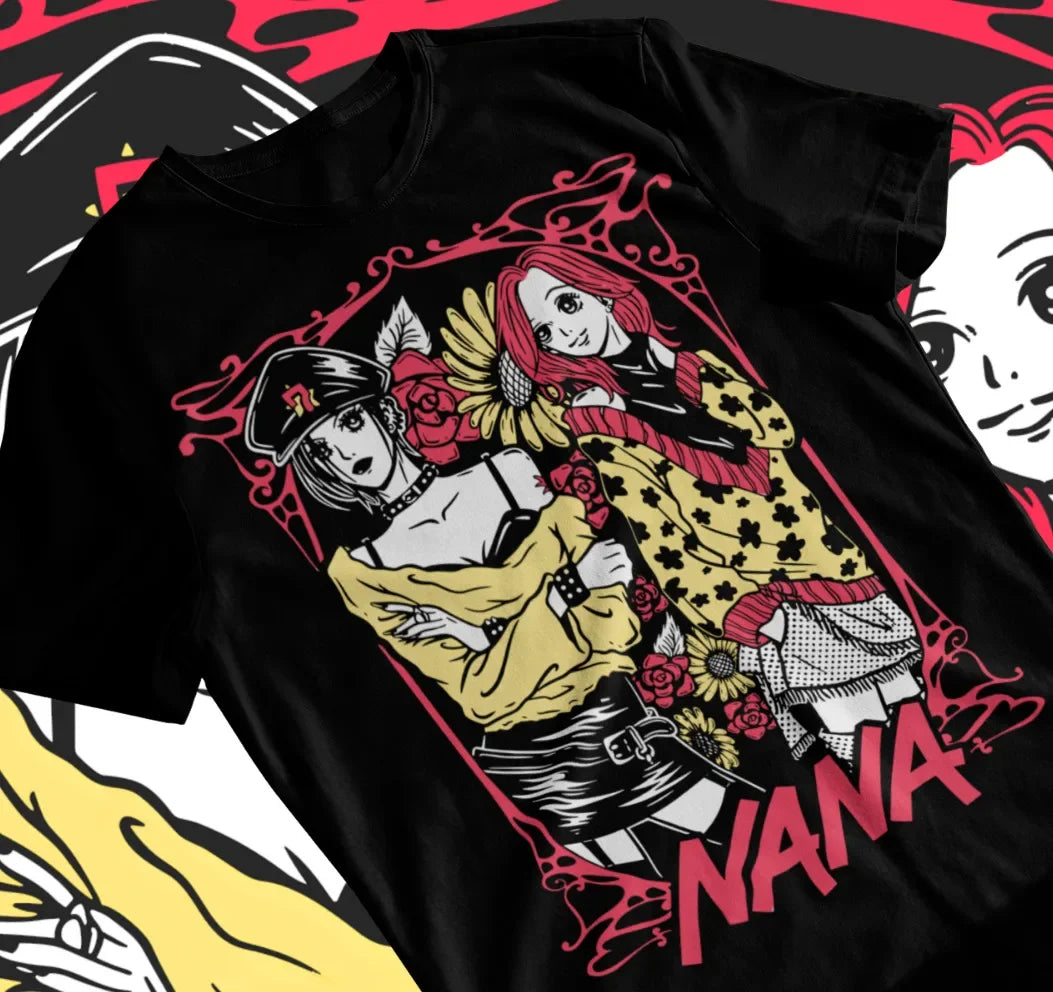 Here at Everythinganimee we have only the best anime merch! Free Global Shipping.
Celebrate the iconic friendship of Nana Osaki and Nana Komatsu with this stunning Nana Osaki T-Shirt, inspired by the timeless manga and anime series Nana.