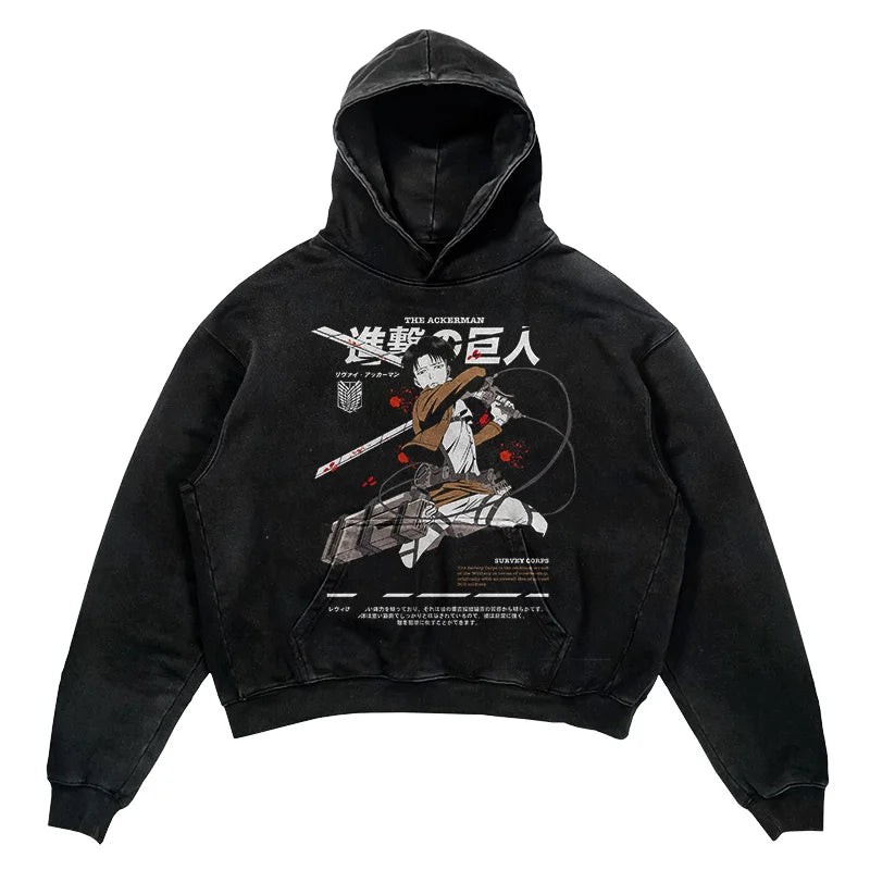This hoodie carries the fierce spirit of the anime's beloved characters. | If you are looking for more Attack of Titan Merch, We have it all! | Check out all our Anime Merch now!