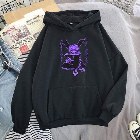 Upgrade your wardrobe with our Electrifying Stealth Hoodie - Killua Zoldyck’s Aura | Here at Everythinganimee we have the best anime merch in the world | Free Global Shipping