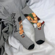 These socks capture the essence ofMakunouchi , the legendary boxer. If you are looking for Hajime No Ippo Merch, We have it all! | check out all our Anime Merch now!