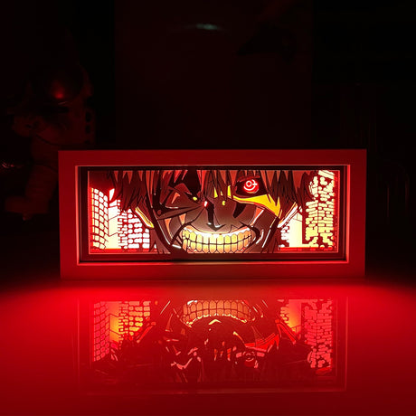 Sasuke Light Box Anime Paper Cut Night Light Led 3D Shadow Lamp Carving For Decoration Gift, tokyo ghoul, everythinganimee