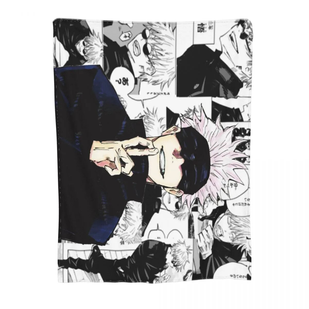 Stay Comfy & Keep yourself warm love with our new Satoru Gojo Blanket | If you are looking for more Jujutsu Kaisen Merch , We have it all! | Check out all our Anime Merch now!