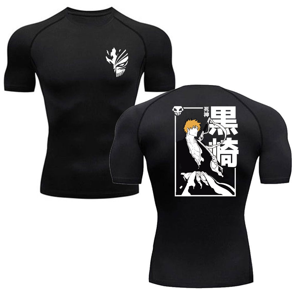 Soul Reaper Sprint: Bleach Athletic Compression Tee