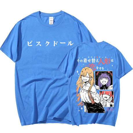 This shirts captures the magic of Marin. If you're looking for more My Dress Up Darling merch, we have it all! Check out our anime merch now—free shipping!