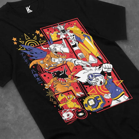 Here at Everythinganimee we have the best anime shirts in the world.
Dive back into the digital world with this vibrant Angemon tee! Featuring a bold and action-packed design, this shirt celebrates the Digimon you know and love.