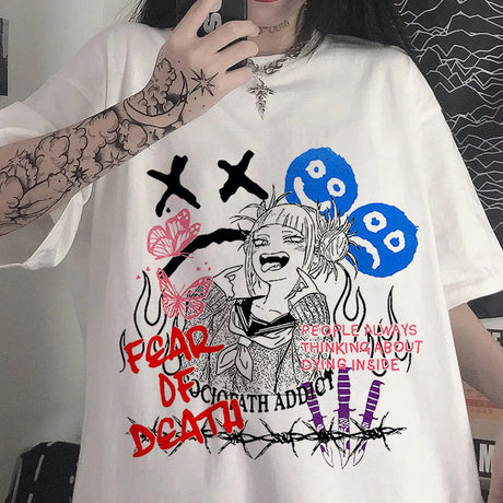 Upgrade your look with our Himiko Toga Mischief Tee | Here at Everythinganimee we have only the best anime merch. Free Global Merch