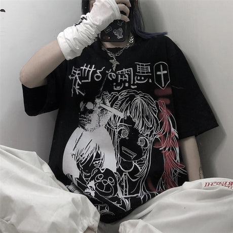 This tees captures the magic of Anime. If you're looking for more Anime merch, we have it all! Check out our anime merch now—free shipping!