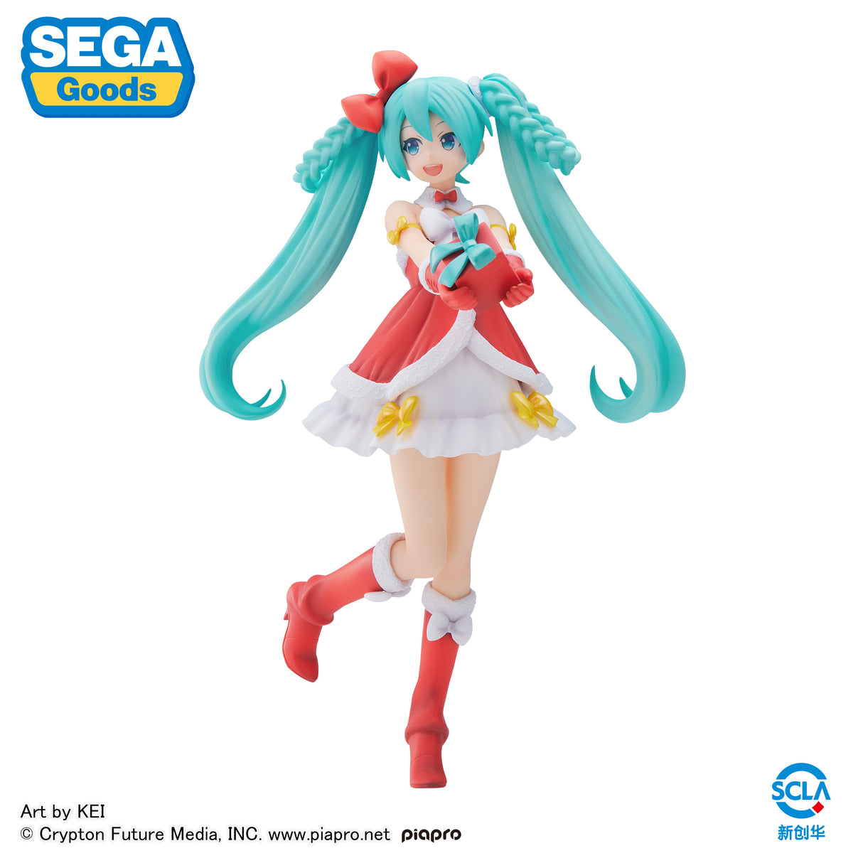 Experience the vibe of Christmas with our Vocaloid model, adorned in festive attire. If you are looking for more Hatsune Miku Merch, We have it all! | Check out all our Anime Merch now!