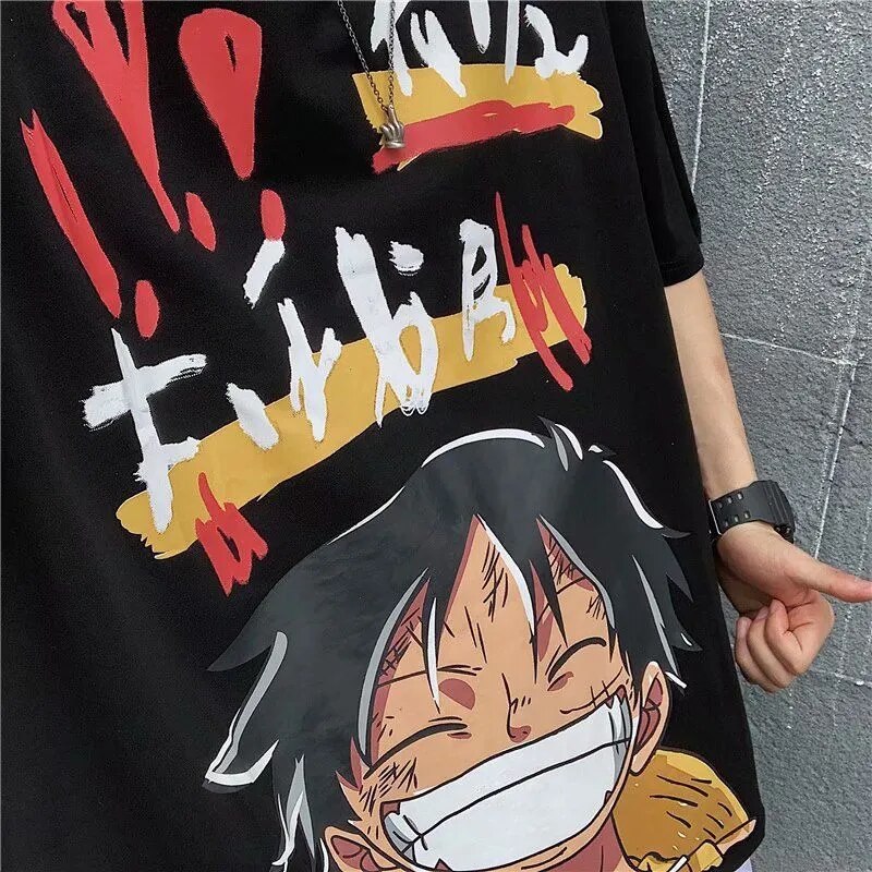 This tee captures the magic of Monkey D. Luffy. If you're looking for more One Piece merch, we have it all! Check out our anime merch now—free shipping!