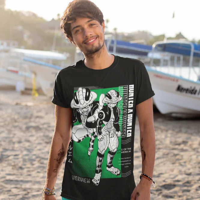 This tee captures the magic of Meruem. If you're looking for more Hunter X Hunter merch, we have it all! Check out our anime merch now—free shipping!
