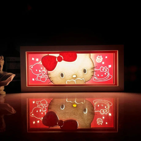 Delight in this light box, radiating a soft glow that enhances any space with calm beauty. If you are looking for more Hello Kitty Merch, We have it all! | Check out all our Anime Merch now.