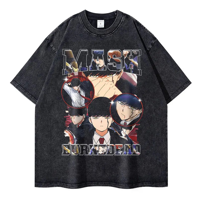 This vibrant tee featuring the powerful Burnedead, in an action-packed design. If you are looking for more Mashle Merch, We have it all! | Check out all our Anime Merch now!