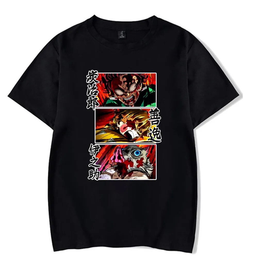 This shirt embodies the spirit of adventure in the world world of Demon Slayer. If you are looking for more Demon Slayer Merch, We have it all!| Check out all our Anime Merch now!