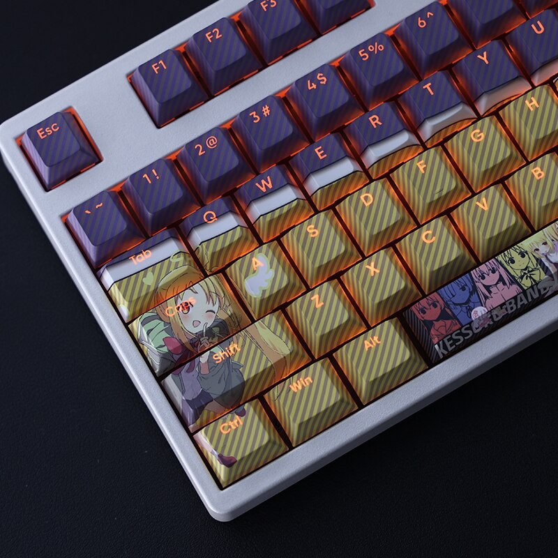 BOCCHI THE ROCK! Ijichi Nijika Light-Transmitting Keycap Set