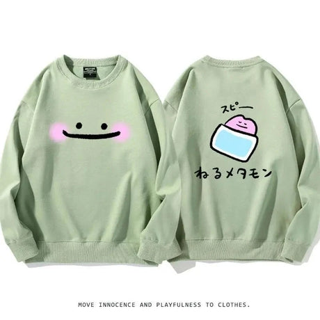 Get in style with our new Verdant Charm Pokémon Sweatshirts | Here at Everythinganimee we have the worlds best anime merch | Free Global Shipping