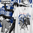 Here at Everythinganimee we have the best anime shirts in the world.
Dive into the captivating world of Noragami with this sleek tee featuring Yato, Hiyori, and Yukine. The design captures the dynamic trio in an urban setting, showcasing their adventures with style and spirit.